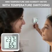 Avdolw Mini Wireless Digital Thermometer and Hygrometer - Indoor Temperature and Humidity Monitor with Large LCD Display - Fahrenheit \u0026 Celsius, 0°C - 50°C, 20% - 99% RH